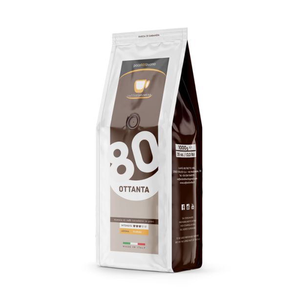 80% arabica 20% robusta